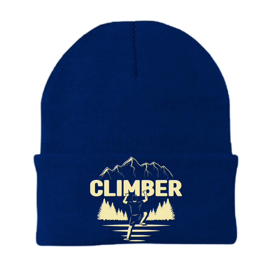 Climber Embroidered Beanie