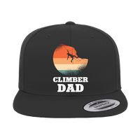 Thumbnail for Climber Dad Printed Flat Bill Cap