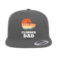 Thumbnail for Climber Dad Printed Flat Bill Cap