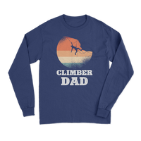 Thumbnail for Climber Dad Men Long Sleeve Shirt