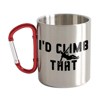 Thumbnail for Climbing I'd Climb That Carabiner Mug 12oz