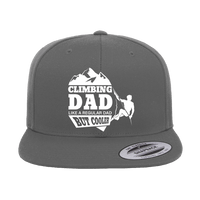 Thumbnail for Climbing Dad Embroidered Flat Bill Cap