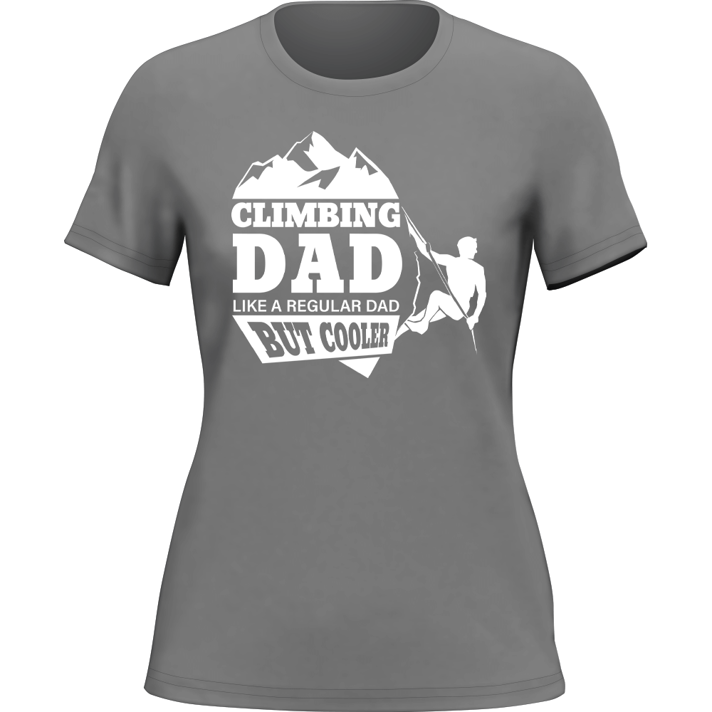 Climbing Dad T-Shirt for Women
