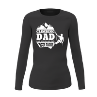 Thumbnail for Climbing Dad Women Long Sleeve Shirt