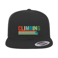 Thumbnail for Climbing Printed Flat Bill Cap