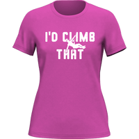 Thumbnail for Climbing I'd Climb That T-Shirt for Women