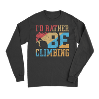 Thumbnail for Climbing I'd Rather Be Climbing Men Long Sleeve Shirt