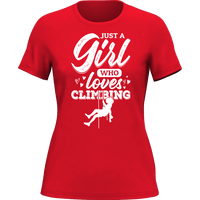 Thumbnail for Climbing Just A Girl Who Loves Climbing T-Shirt for Women
