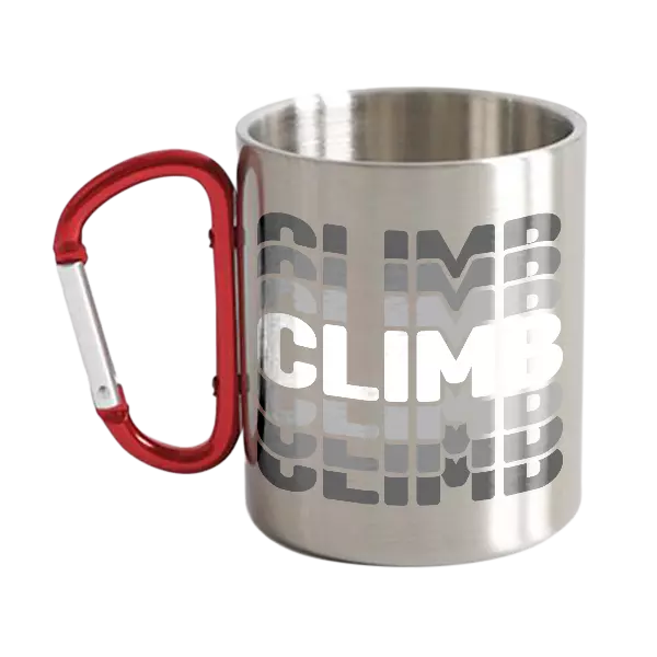 Climmmmmb Carabiner Mug 12oz