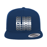 Thumbnail for Climmmmmb Printed Flat Bill Cap
