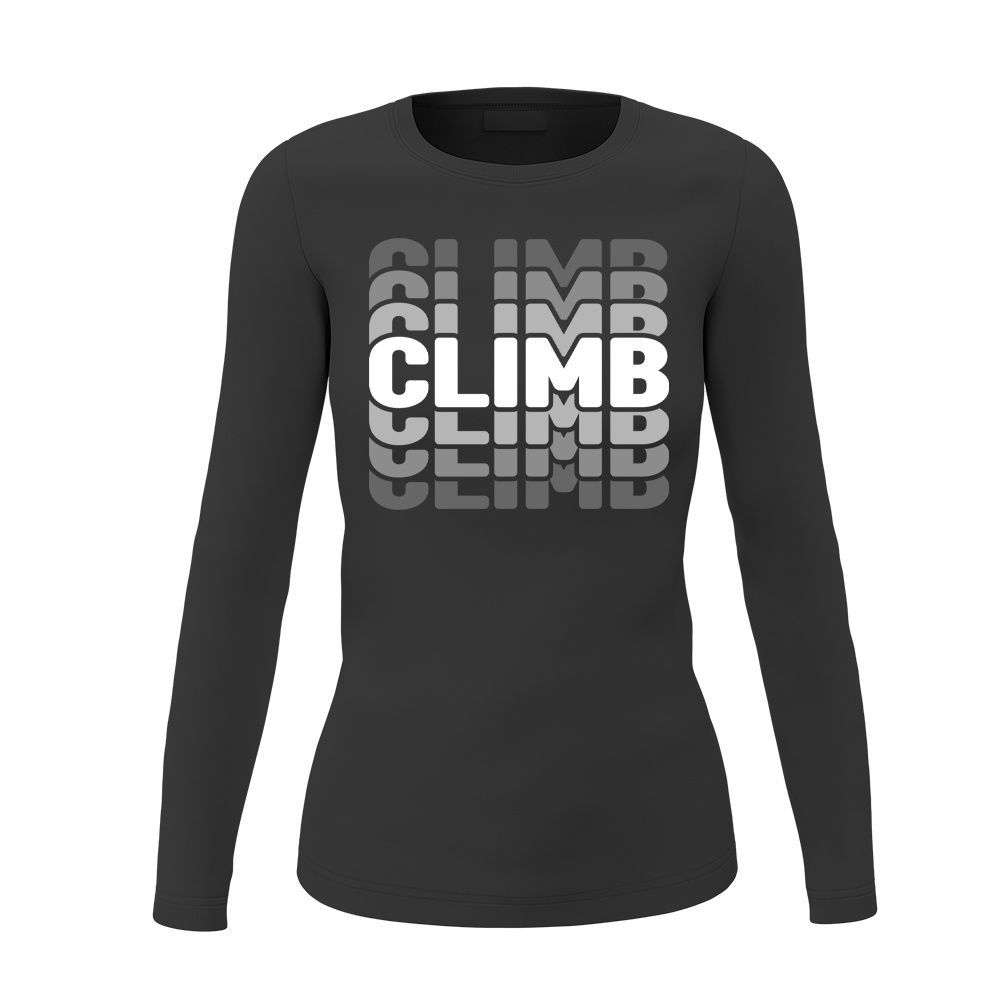 Climmmmmb Women Long Sleeve Shirt