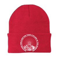 Thumbnail for Cycling In The Morning Embroidered Beanie