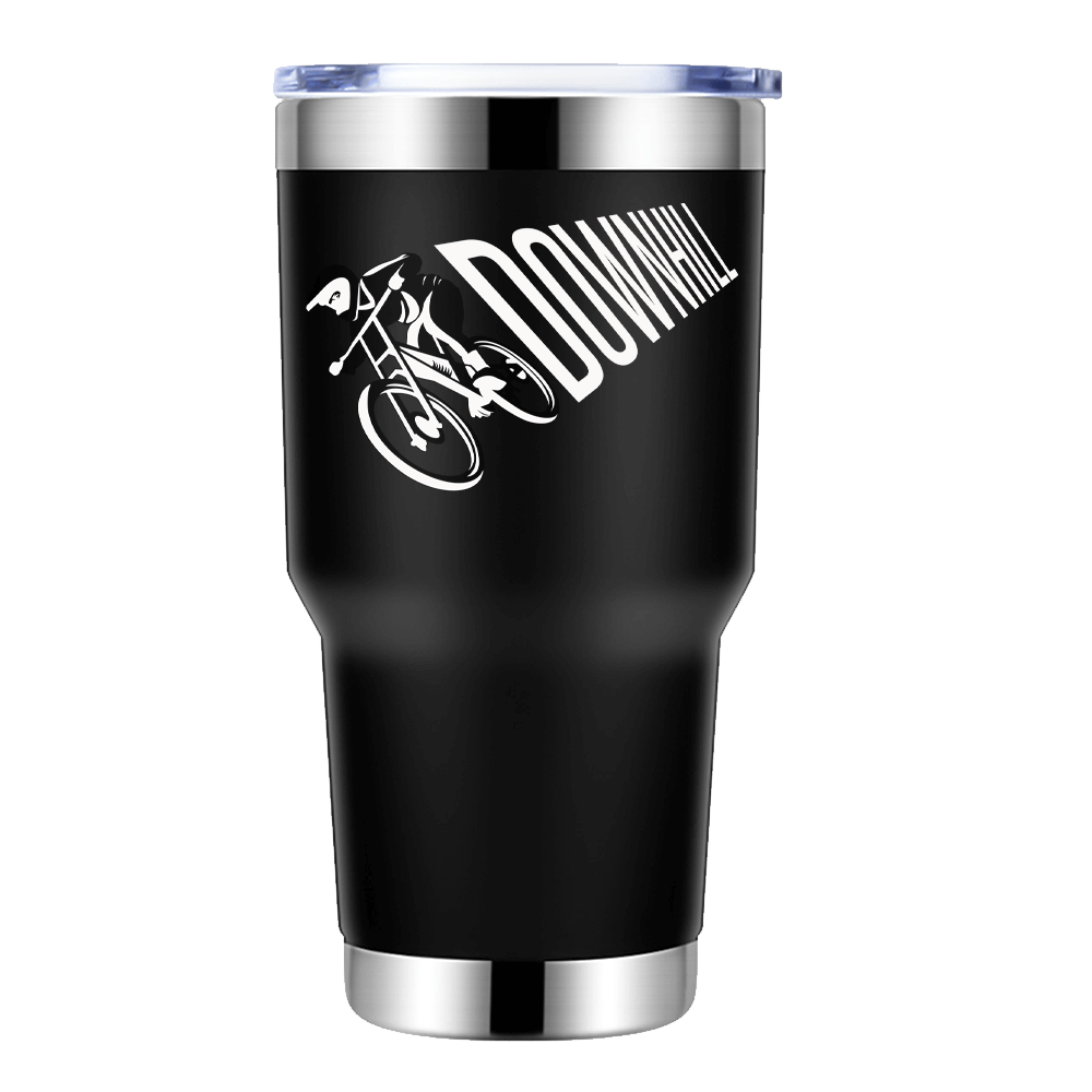 Downhill Cycling 30oz Tumbler Black