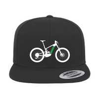 Thumbnail for E Bike Embroidered Flat Bill Cap