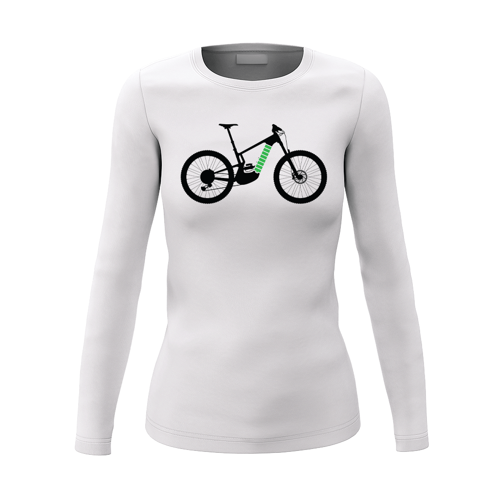 E Bike Women Long Sleeve Shirt