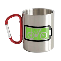 Thumbnail for Full Charge Stainless Steel Double Wall Carabiner Mug 12oz