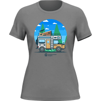 Thumbnail for Funny Camping T-Shirt for Women