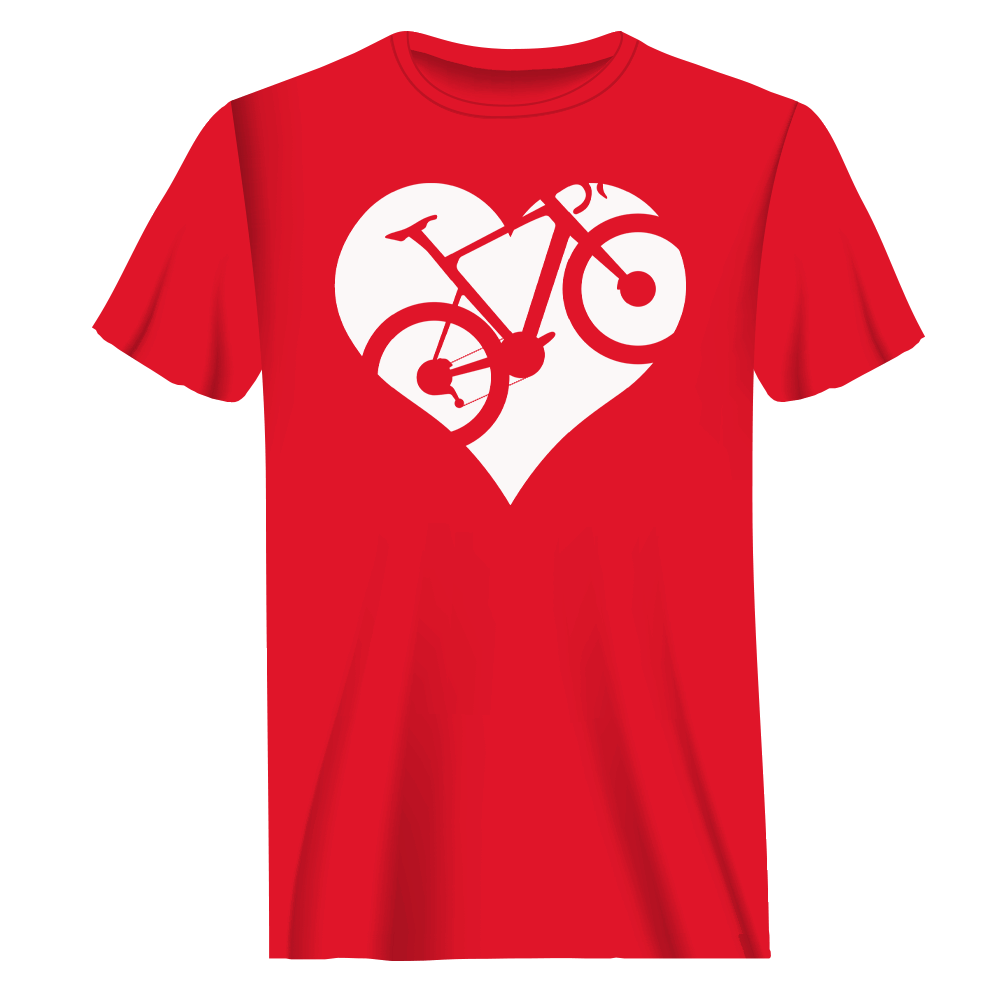 Heart Bike T-Shirt for Men