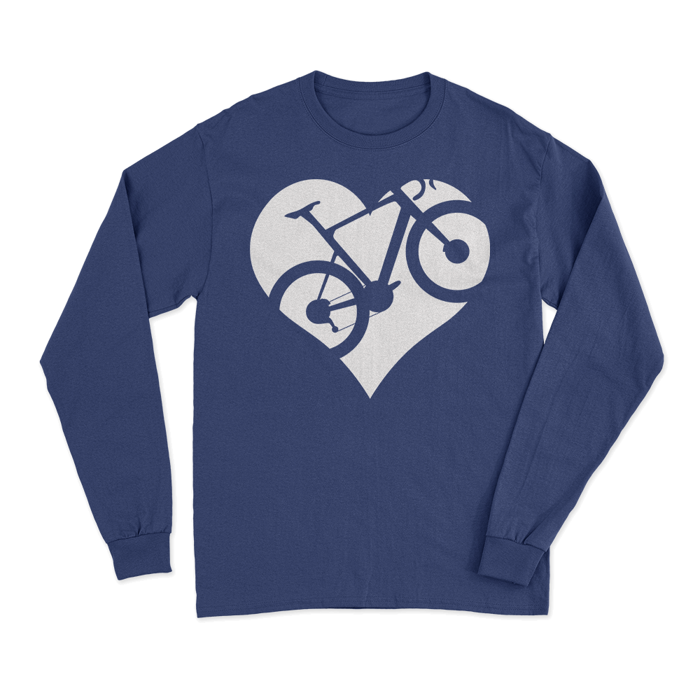 Heart Bike Long Sleeve T-Shirt