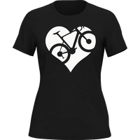 Thumbnail for Heart Bike T-Shirt for Women