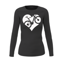 Thumbnail for Heart Bike Women Long Sleeve Shirt