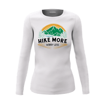 Thumbnail for Hike More Worry Less Women Long Sleeve Shirt
