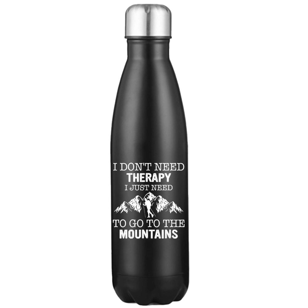Hiking I Don't Need Therapy Stainless Steel Water Bottle