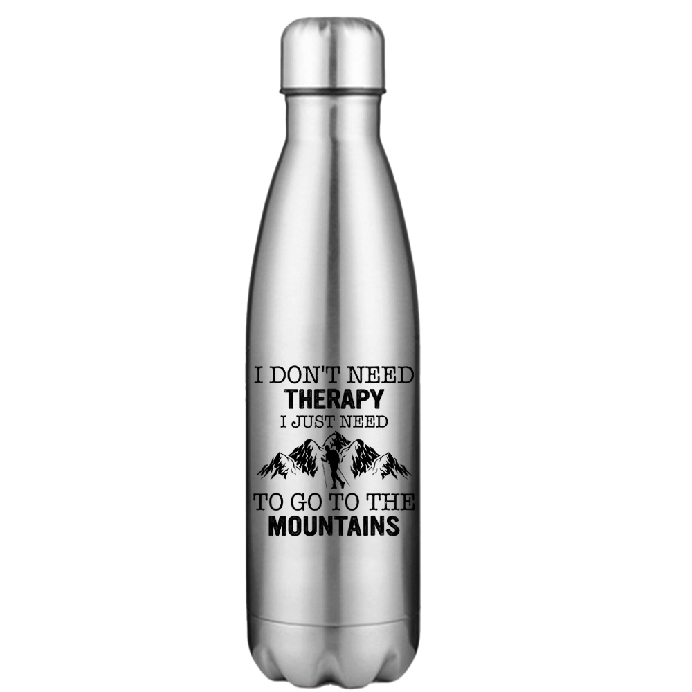 Hiking I Don't Need Therapy Stainless Steel Water Bottle