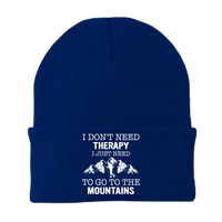 Thumbnail for Hiking I Don't Need Therapy Embroidered Beanie