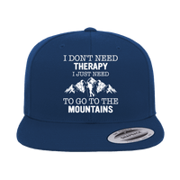 Thumbnail for Hiking I Don't Need Therapy Embroidered Flat Bill Cap