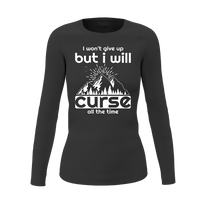 Thumbnail for Hiking I Won't Give Up But I Will Curse Women Long Sleeve Shirt