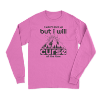 Thumbnail for Hiking I Won't Give Up But I Will Curse Long Sleeve T-Shirt