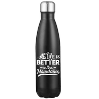 Thumbnail for Hiking Life Is Better In The Mountains Stainless Steel Water Bottle