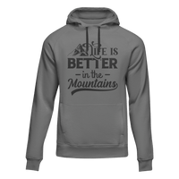Thumbnail for Hiking Life Is Better In The Mountains Adult Fleece Hooded Sweatshirt