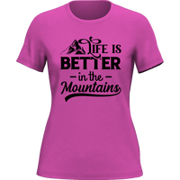 Thumbnail for Hiking Life Is Better In The Mountains T-Shirt for Women