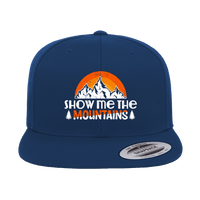 Thumbnail for Hiking Show Me To The Mountains Printed Flat Bill Cap