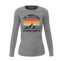 Thumbnail for Hiking The Mountains Are Calling Women Long Sleeve Shirt