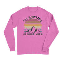 Thumbnail for Hiking The Mountains Are Calling Long Sleeve Shirt
