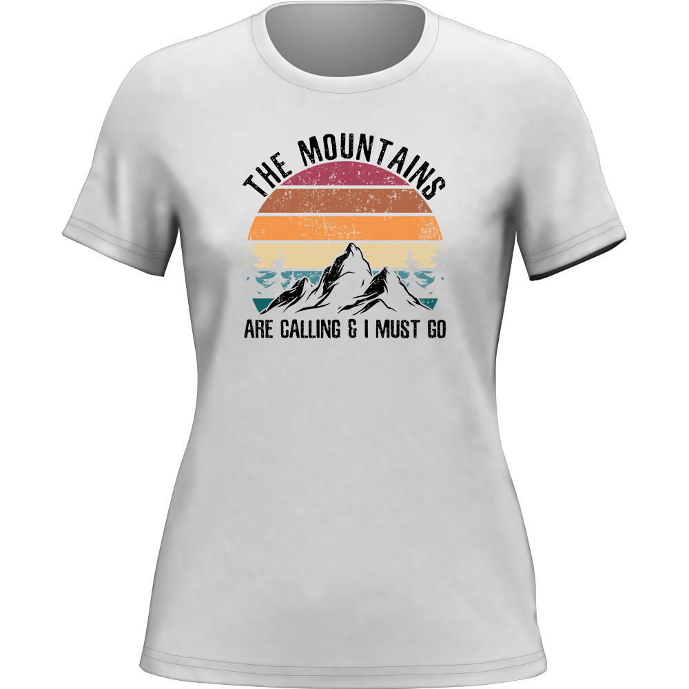 Hiking The Mountains Are Calling T-Shirt for Women