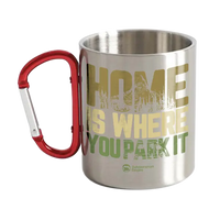 Thumbnail for Home Is Your Park Stainless Steel Double Wall Carabiner Mug 12oz