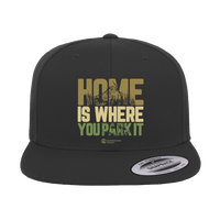 Thumbnail for Home Is Your Park Printed Flat Bill Cap
