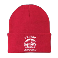 Thumbnail for I Sleep Around Embroidered Beanie