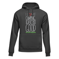 Thumbnail for I Love Camping In The Woods Adult Fleece Hooded Sweatshirt