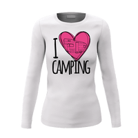 Thumbnail for I Love Camping Women Long Sleeve Shirt