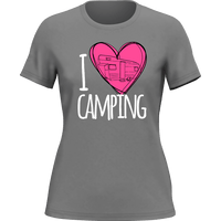 Thumbnail for I Love Camping T-Shirt for Women