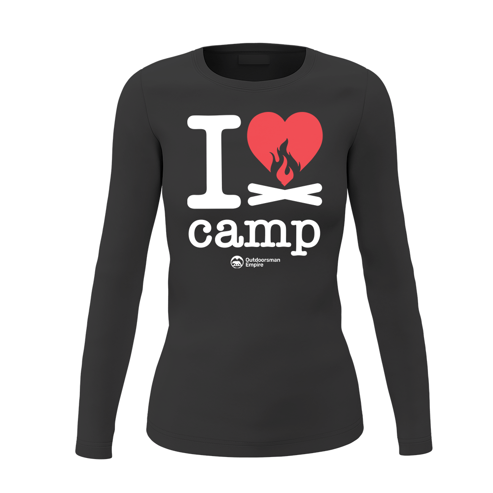 I Love Camp Women Long Sleeve Shirt
