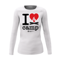 Thumbnail for I Love Camp Women Long Sleeve Shirt