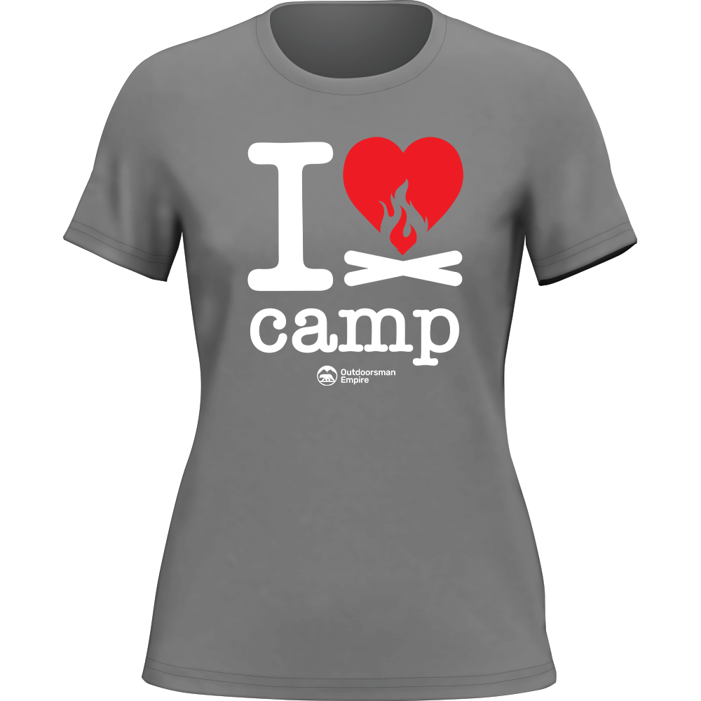 I Love Camp T-Shirt for Women