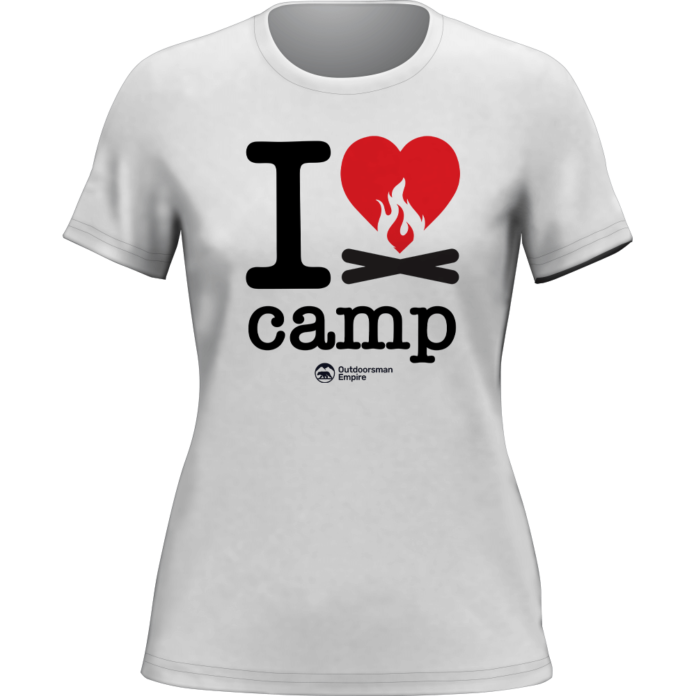 I Love Camp T-Shirt for Women