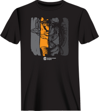 Thumbnail for Fishing Grunge Bars Man T-Shirt